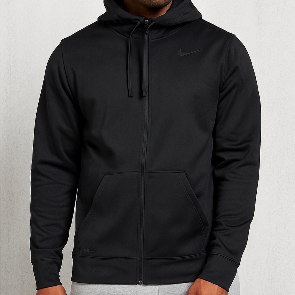 Nike Black Performance Jacket Full-Zip Hood